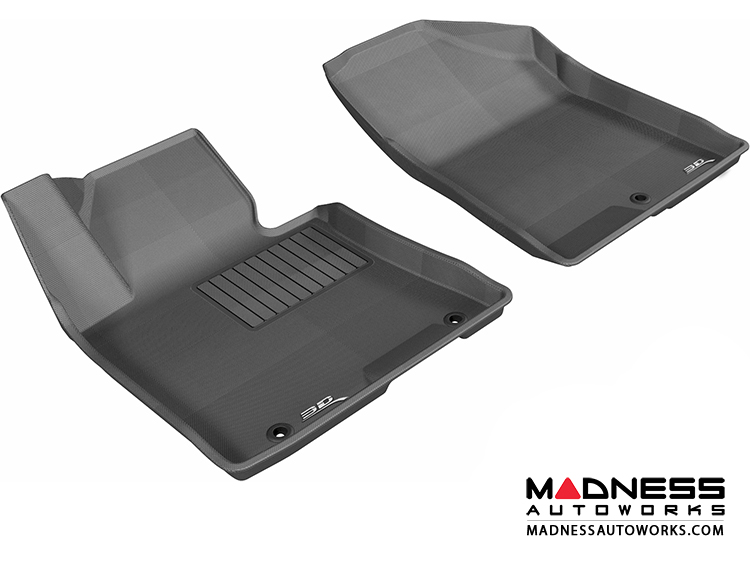 Hyundai Elantra GT Floor Mats (Set of 2) - Front - Black by 3D MAXpider